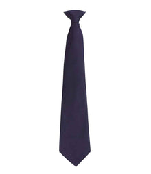 Premier 'Colours' Fashion Clip Tie PR785 - Navy