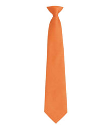 Premier 'Colours' Fashion Clip Tie PR785 - Orange