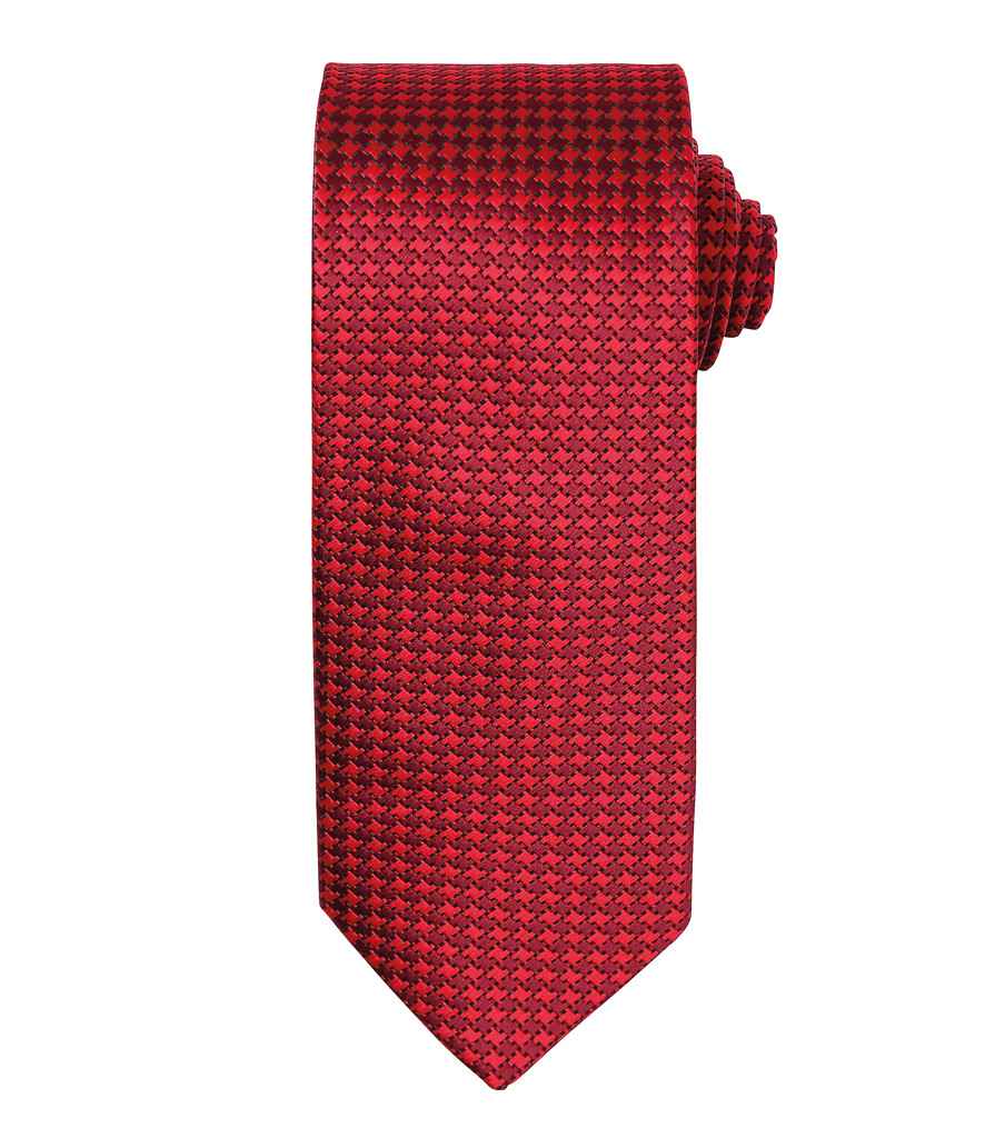 Premier Puppy Tooth Tie PR787 - Red
