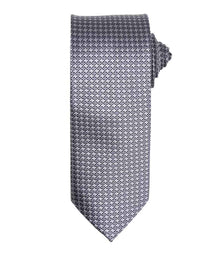 Premier Puppy Tooth Tie PR787 - Silver