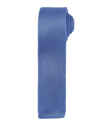 Premier Slim Knitted Tie PR789 - Mid Blue