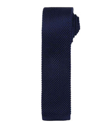 Premier Slim Knitted Tie PR789 - Navy