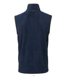 Premier Artisan Fleece Gilet PR803 - PR803 Navy/Brown Back