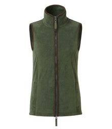 Premier Ladies Artisan Fleece Gilet PR804 - Moss Green/Brown