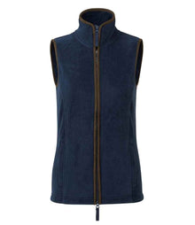 Premier Ladies Artisan Fleece Gilet PR804 - Navy/Brown