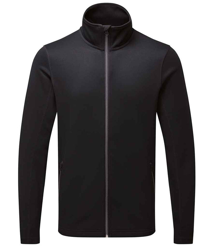 Premier Spun Dyed Recycled Zip Through Sweat Jacket PR808 - Black