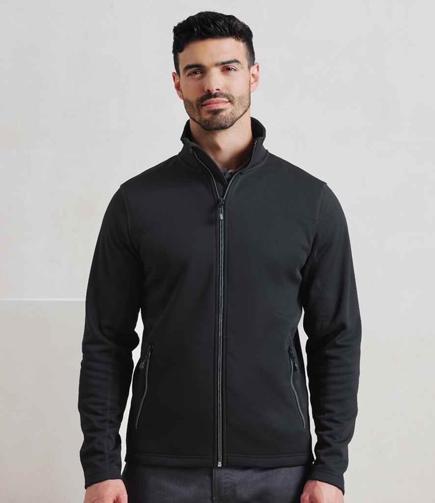 Premier Spun Dyed Recycled Zip Through Sweat Jacket PR808 - PR808 Black Model