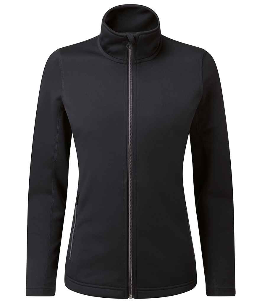 Premier Ladies Spun Dyed Recycled Zip Through Sweat Jacket PR809 - Black