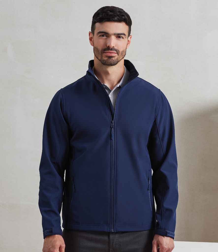 Premier Windchecker® Recycled Printable Soft Shell Jacket PR810 - PR810 Navy Model