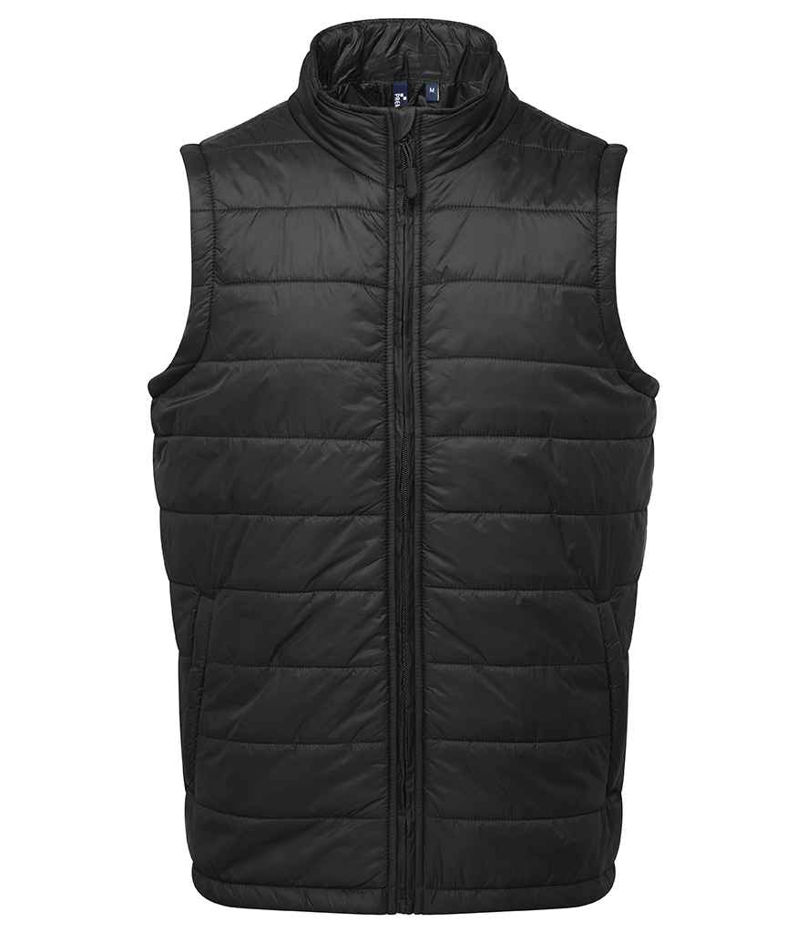 Premier Recyclight® Padded Gilet PR811 - Black