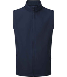 Premier Windchecker® Recycled Printable Soft Shell Gilet PR814 - Navy