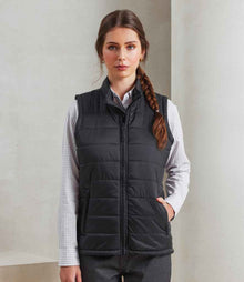 Premier Ladies Recyclight® Padded Gilet PR815 - PR815 Black Model