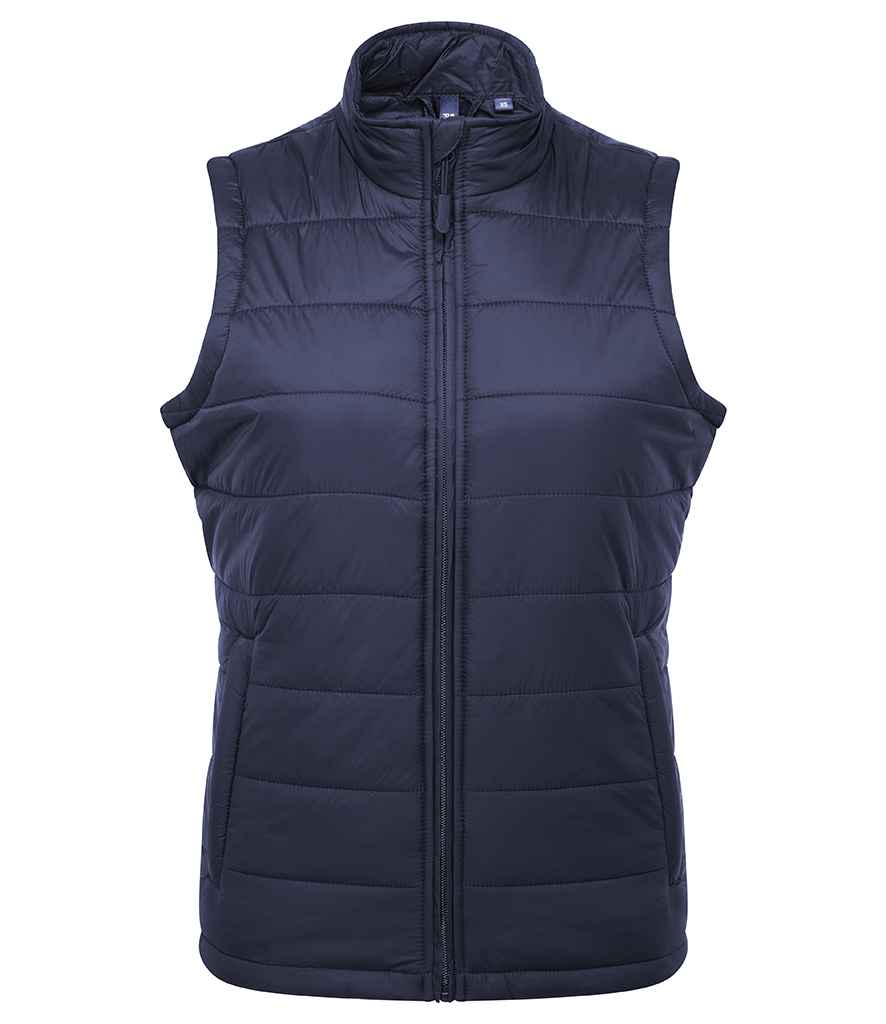 Premier Ladies Recyclight® Padded Gilet PR815 - Navy