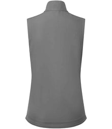 Premier Ladies Windchecker® Recycled Printable Soft Shell Gilet PR816 - PR816 Dark Grey Back