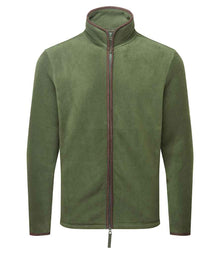 Premier Artisan Fleece Jacket PR823 - Moss Green/Brown