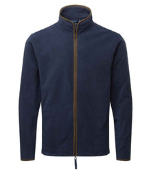 Premier Artisan Fleece Jacket PR823 - Navy/Brown