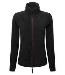 Premier Ladies Artisan Fleece Jacket PR824 - Black/Brown