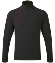 Premier Unisex Recyclight® 1/4 Zip Fleece PR831 - Black