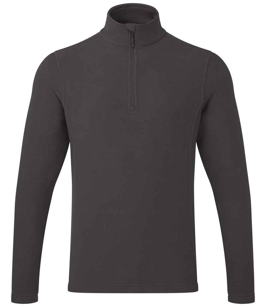 Premier Unisex Recyclight® 1/4 Zip Fleece PR831 - Dark Grey