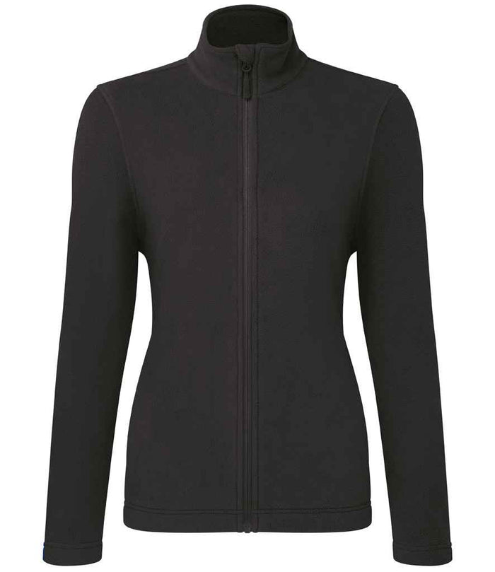 Premier Ladies Recyclight® Full Zip Micro Fleece Jacket PR832 - Black