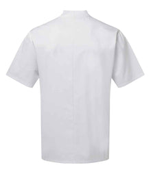 Premier Essential Short Sleeve Chef's Jacket PR900 - PR900 White Back