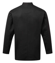 Premier Essential Long Sleeve Chef's Jacket PR901 - PR901 Black Back