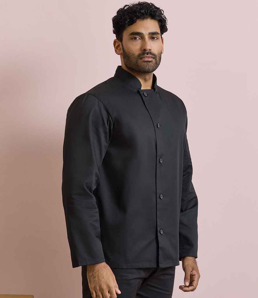 Premier Essential Long Sleeve Chef's Jacket PR901 - PR901 Black Model