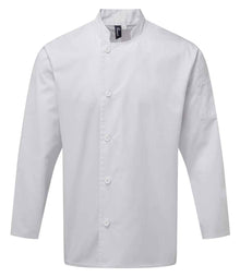 Premier Essential Long Sleeve Chef's Jacket PR901 - White