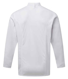 Premier Coolchecker® Long Sleeve Chef's Jacket PR903 - PR903 White Back