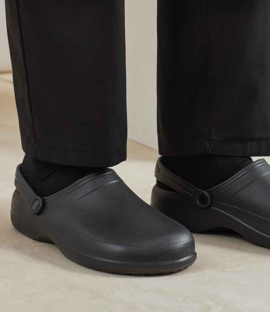 Premier Chef's Anti-Slip Anchor Clogs PR910 - PR910 Black Model