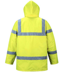 Portwest Hi-Vis Traffic Jacket PW003 - PW003 Yellow Back
