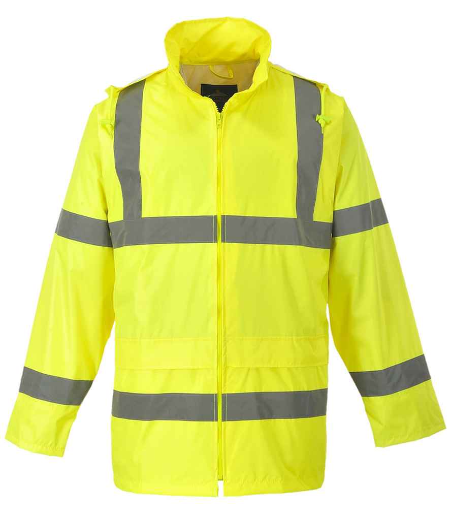 Portwest Hi-Vis Rain Jacket PW011 - Yellow