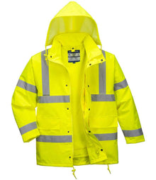 Portwest Hi-Vis 4-in-1 Traffic Jacket PW014 - Yellow