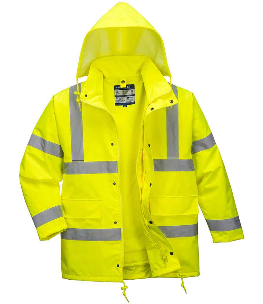 Portwest Hi-Vis 4-in-1 Traffic Jacket PW014 - Yellow