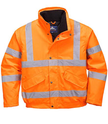 Portwest Hi-Vis GO/RT Bomber Jacket PW021 - Orange