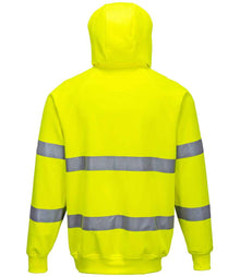 Portwest Hi-Vis Hoodie PW055 - PW055 Yellow Back