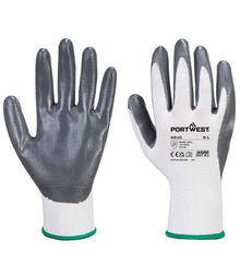 Portwest Flexo Grip Nitrile Gloves PW074 - Grey