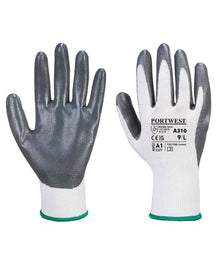 Portwest Flexo Grip Nitrile Gloves PW074 - PW074 Grey Model