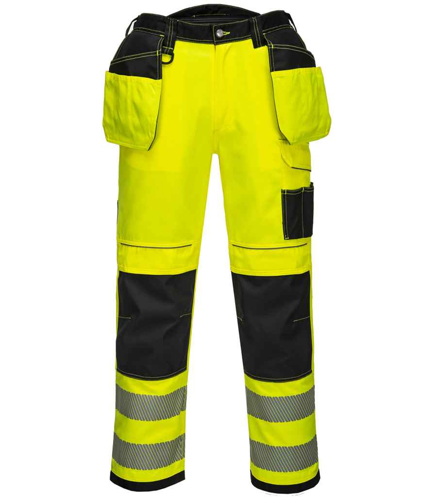 Portwest PW3 Hi-Vis Trousers PW1001 - Yellow/Black