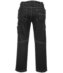 Portwest PW3 Lightweight Stretch Trousers PW1004 - PW1004 Black Back
