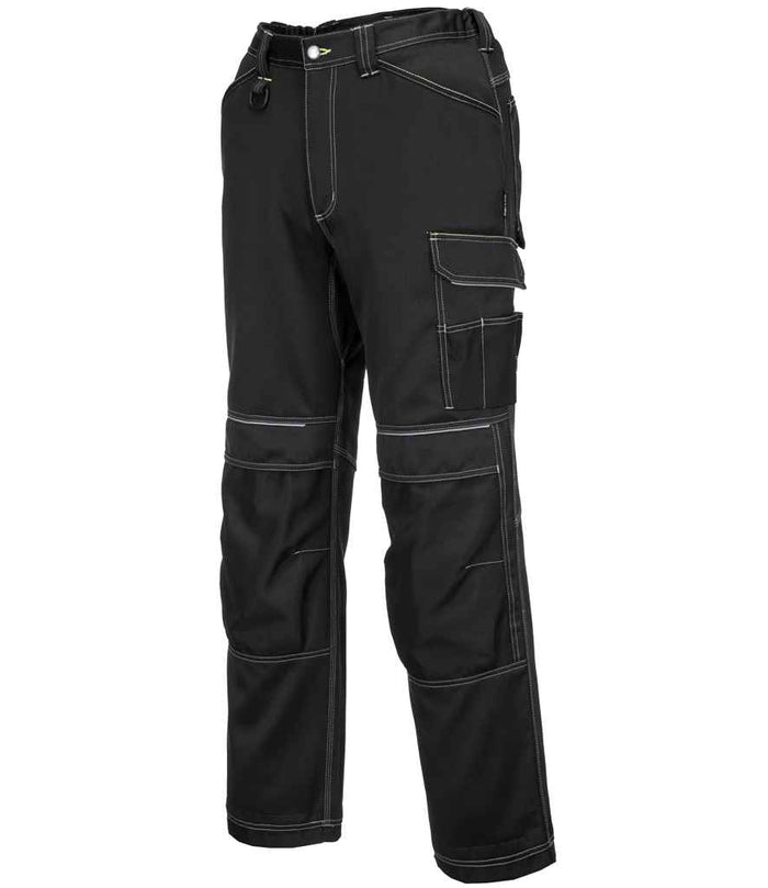 Portwest PW3 Lightweight Stretch Trousers PW1004 - Black