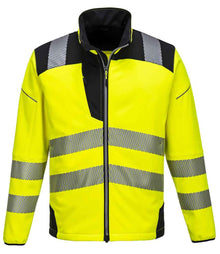 Portwest PW3 Hi-Vis Soft Shell Jacket PW1011 - Yellow/Black