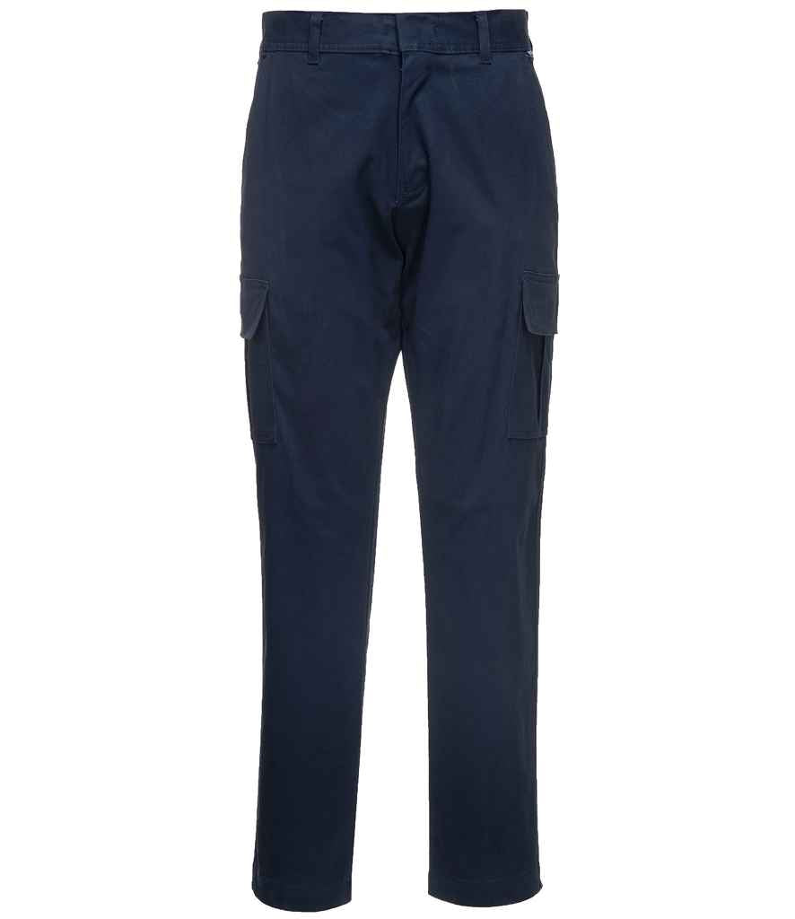 Portwest Stretch Slim Combat Trousers PW1201 - Dark Navy