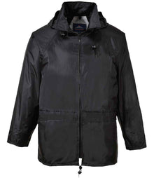 Portwest Classic Rain Jacket PW166 - Black
