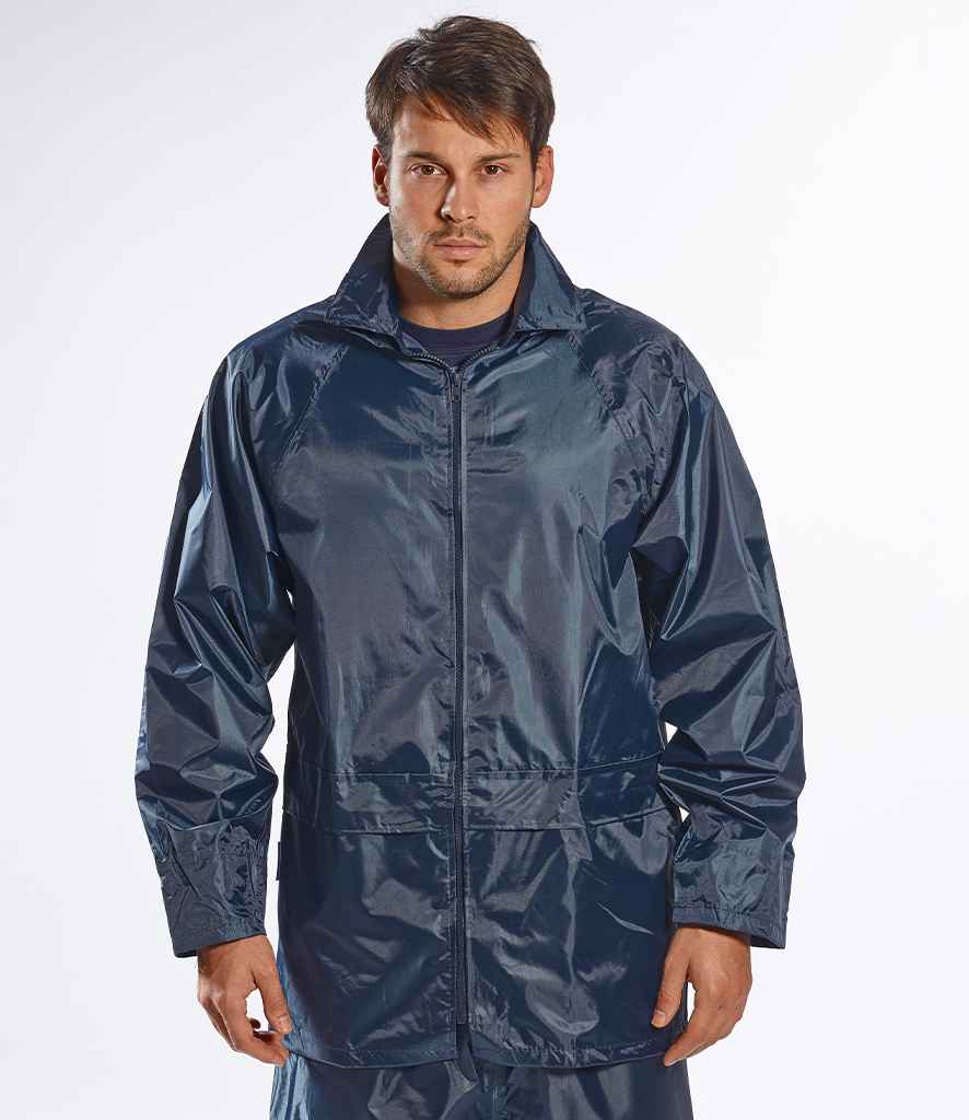 Portwest Classic Rain Jacket PW166 - PW166 Navy Model