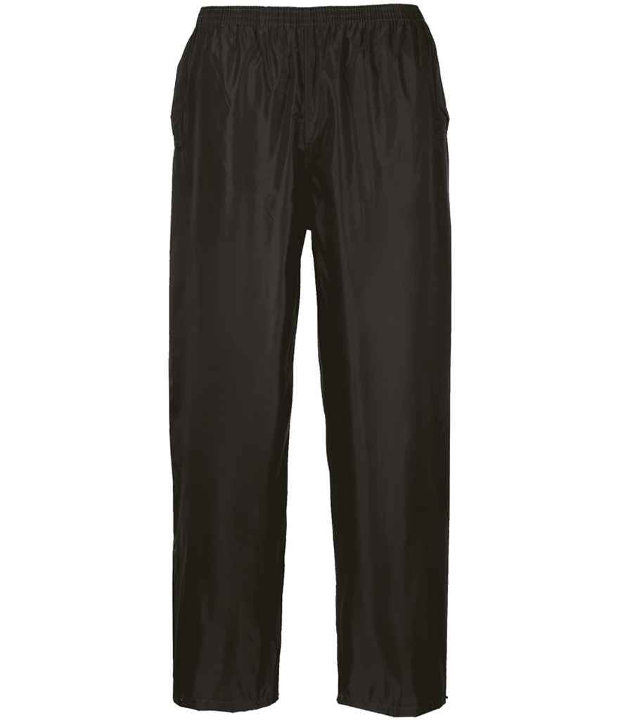 Portwest Classic Rain Trousers PW167 - Black
