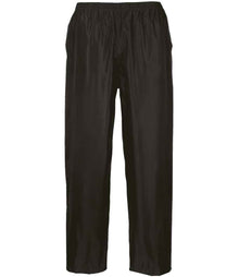 Portwest Classic Rain Trousers PW167 - Black