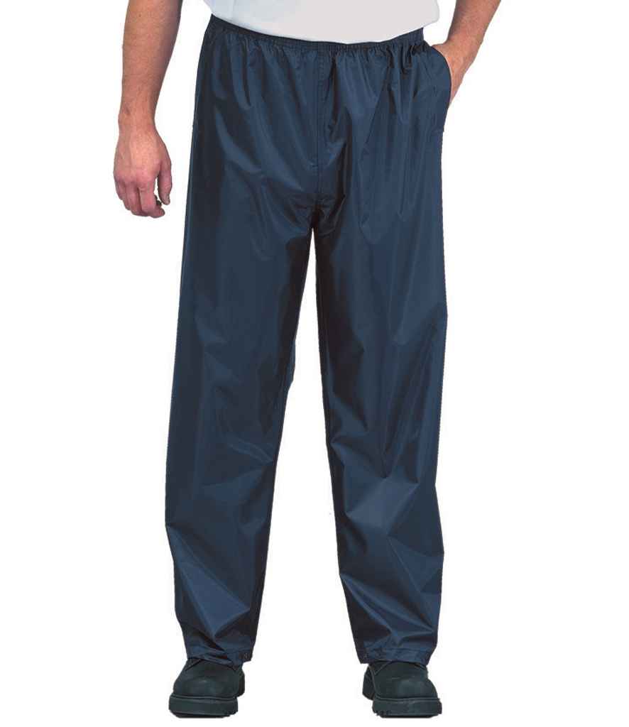 Portwest Classic Rain Trousers PW167 - PW167 Navy Model