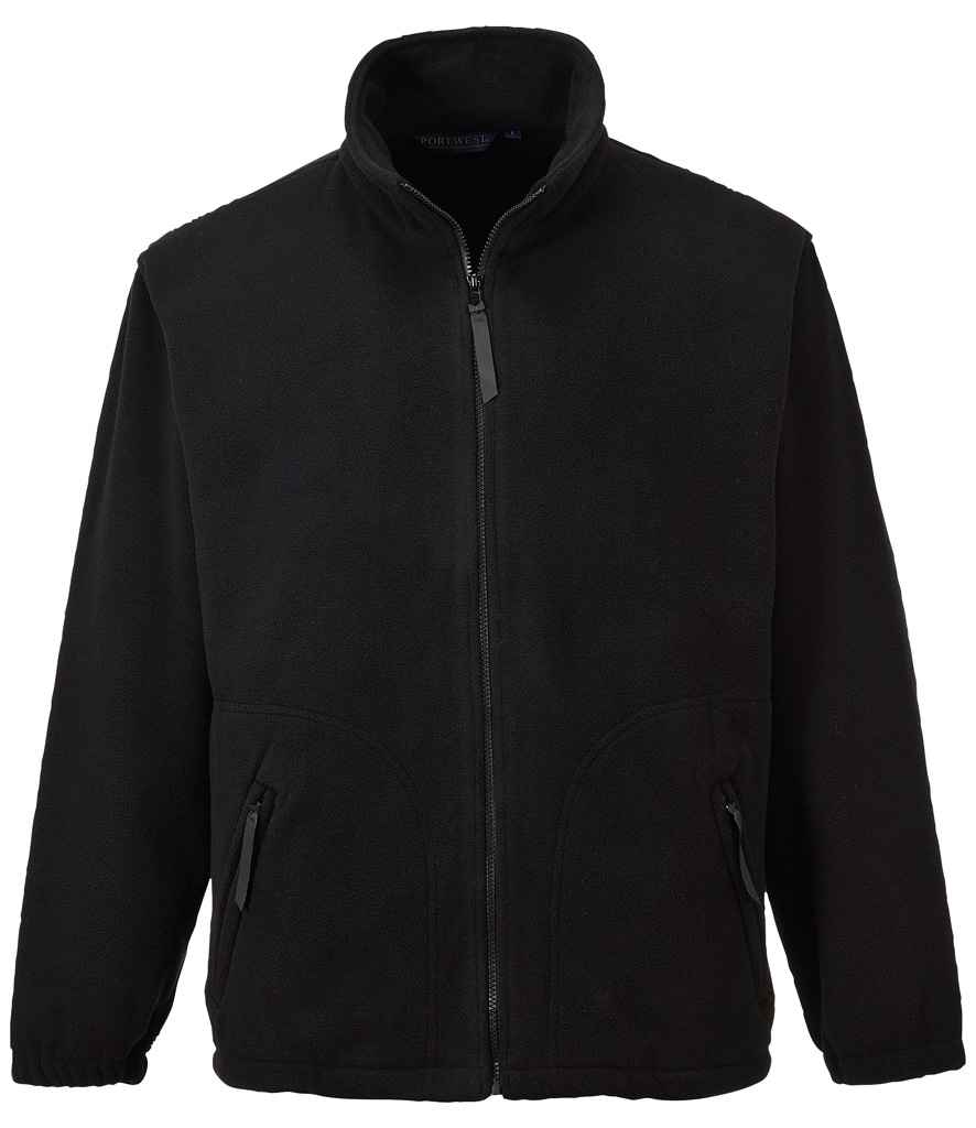 Portwest Argyll Heavy Fleece Jacket PW171 - Black