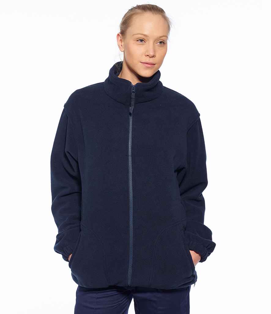 Portwest Argyll Heavy Fleece Jacket PW171 - PW171 Navy Model